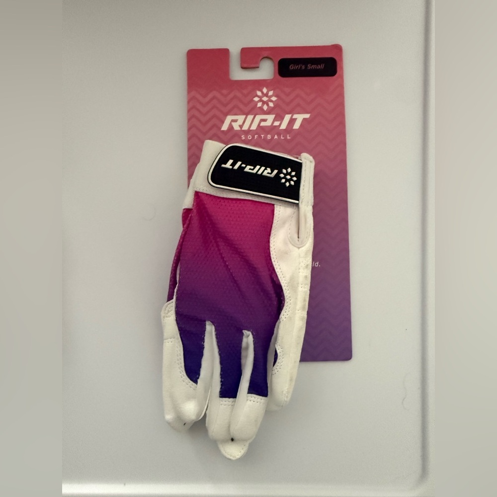 RIP-IT Softball Glove - Pink and White